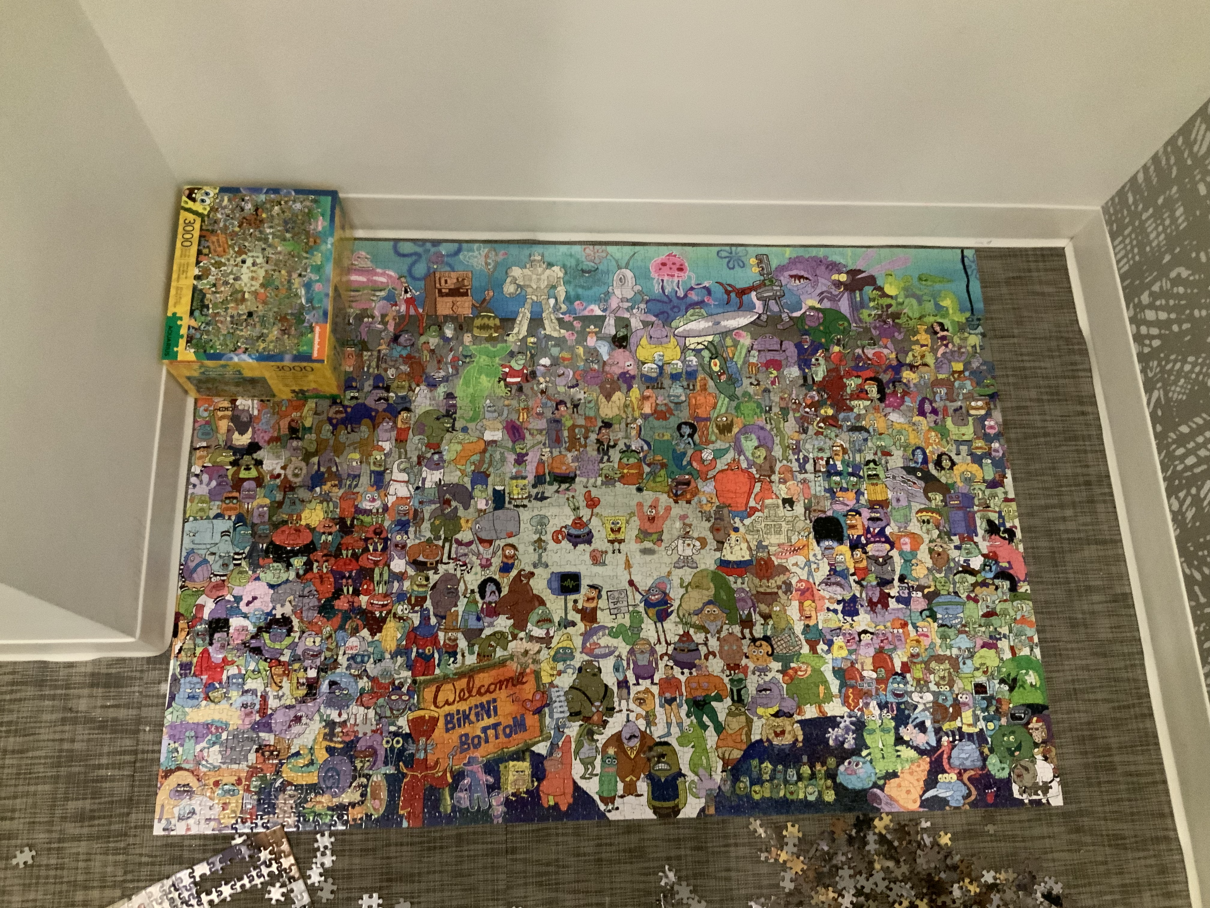 3000 piece Spongebob puzzle completed!